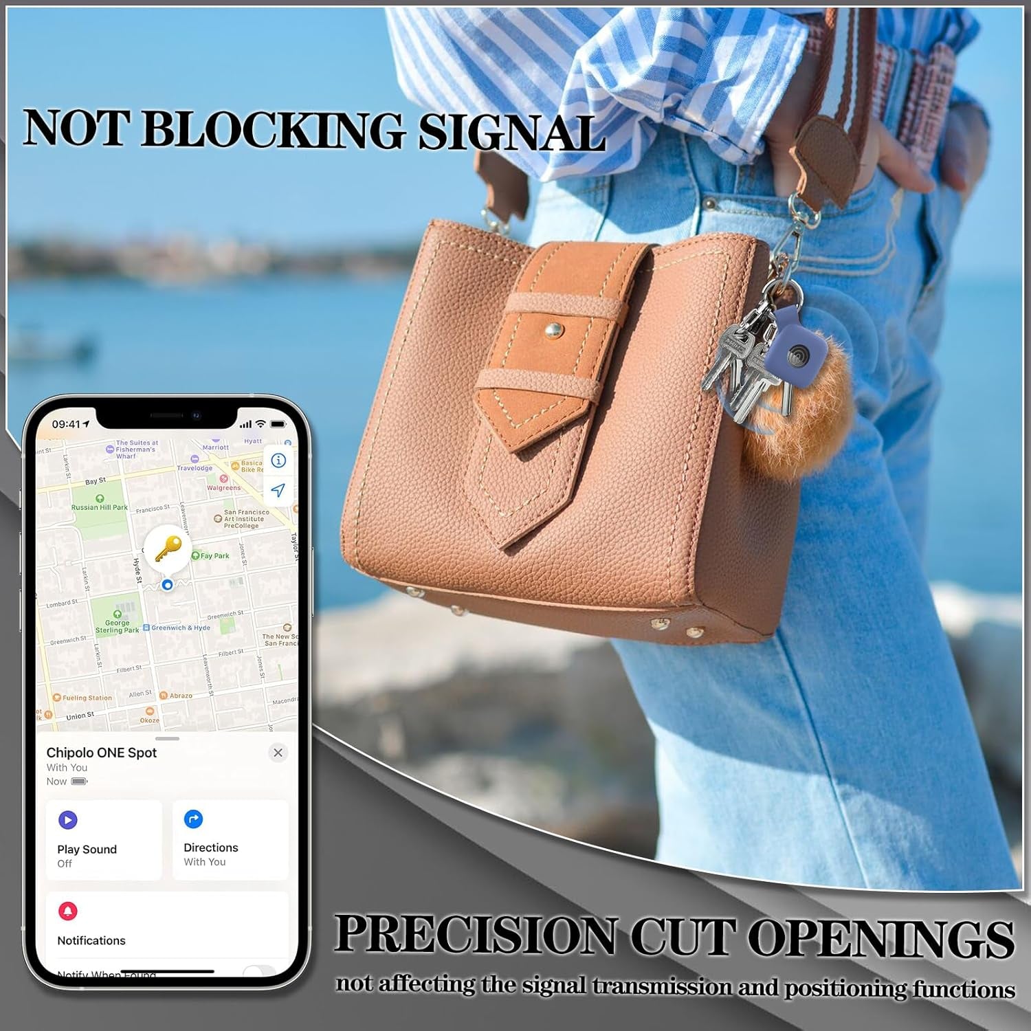 4 Pack Holder Case Compatible with Tile Mate 2022 2024 Tracker, Anti-Scratch Finder Protective Cover for Tile Tracker with Key Ring, Silicone Tile Keychain for Pets,Keys(Black Black White White)