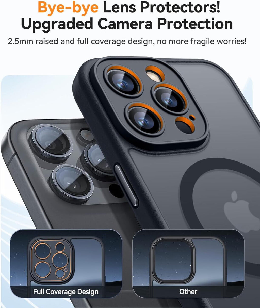 Case for Iphone 16 Pro Max 16 Pro 16 plus Shockproof Magnetic Magsafe Back Cover