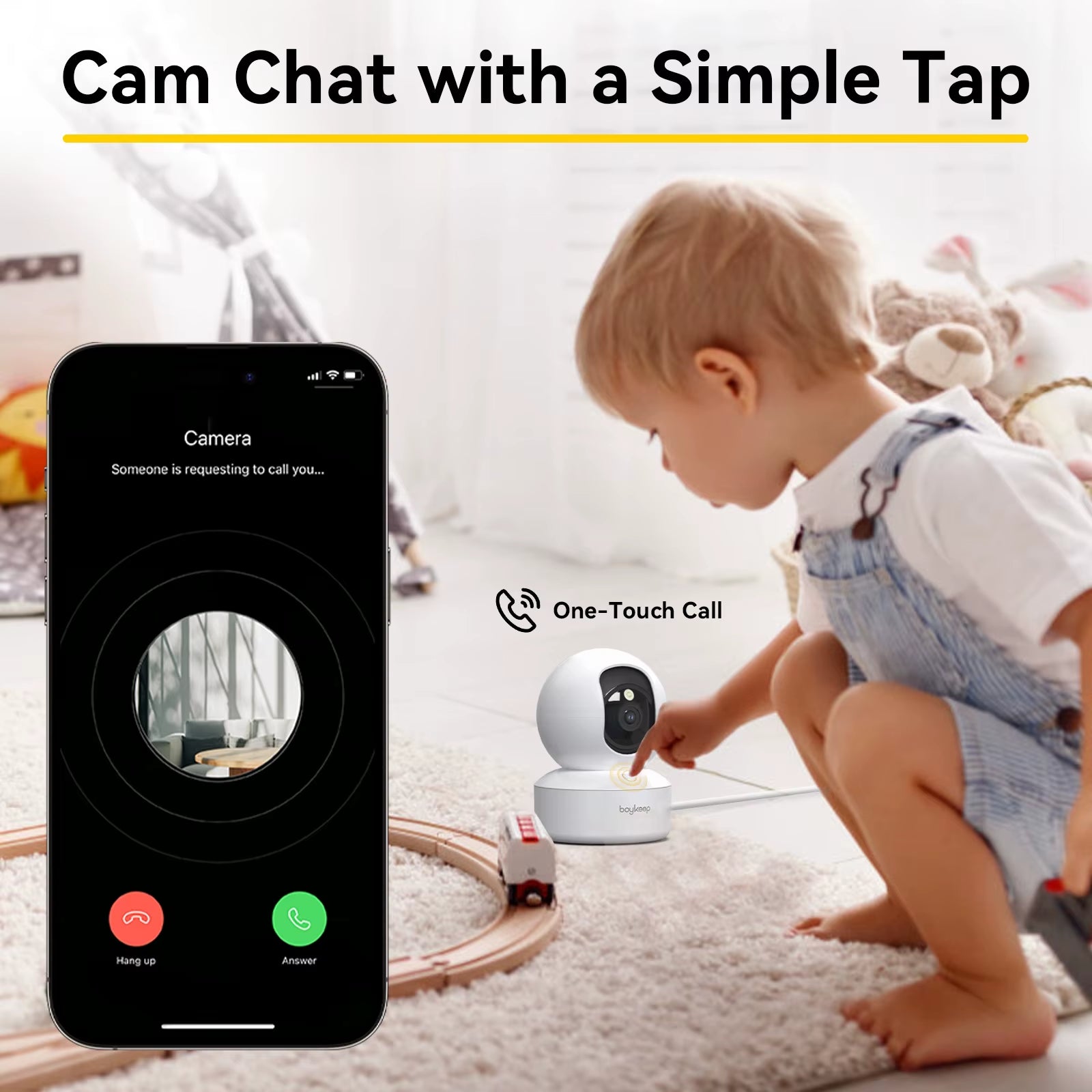 3MP 5G/2.4Ghz Wifi Indoor Home Security IP Smart Baby Monitor Camera Automatic Tracking 24/7 Video Surveillance Camera