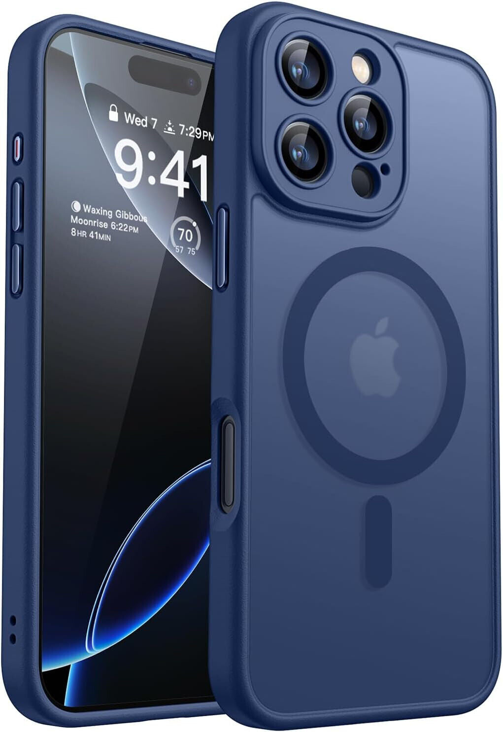 Case for Iphone 16 Pro Max 16 Pro 16 plus Shockproof Magnetic Magsafe Back Cover