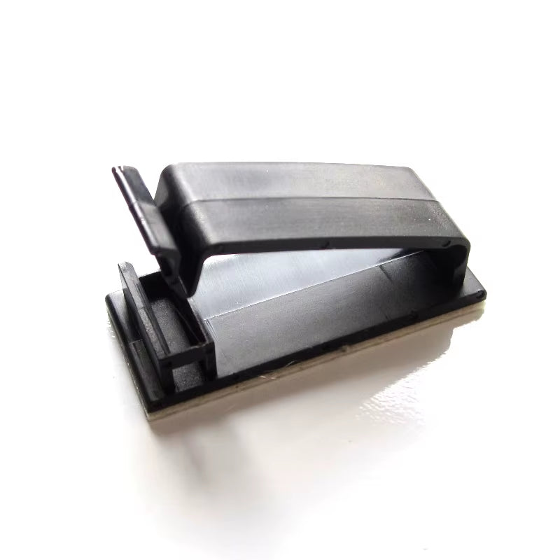 10Pcs Cable Clamp Cable Holder Cord Management Desk Wire Tie Fixer Adhesive Car Cable Organizer Clips Cable Winder Drop