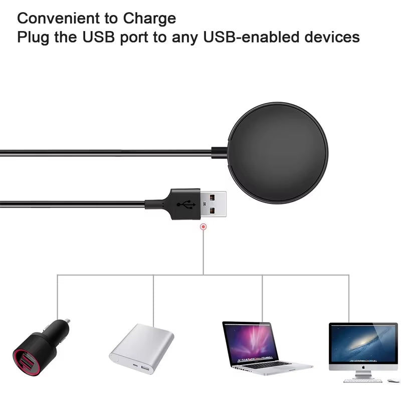 For Samsung Galaxy Watch 8/7/6/5/5 Proclassic/Active Charger USB-C Type C Charger Smart Watch Charger Replacement Charger